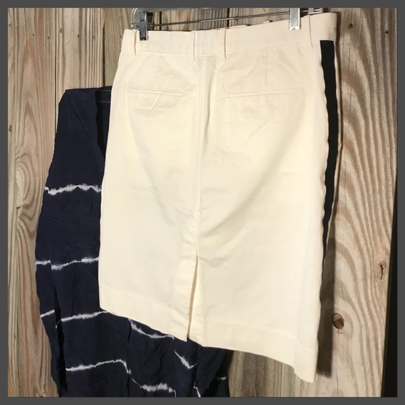 🎯Gap Slide Striped Pencil Skirt Off White/Black🎯 - Picture 5 of 6